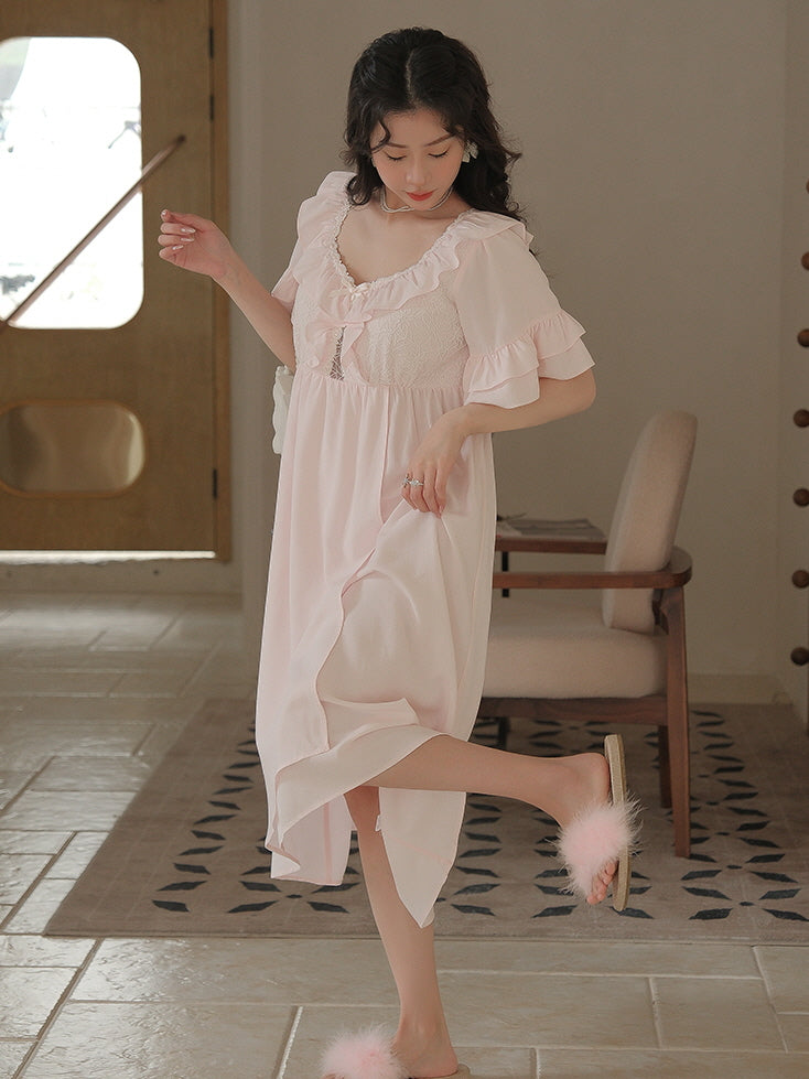 Romantic Blossom Vintage Nightgown