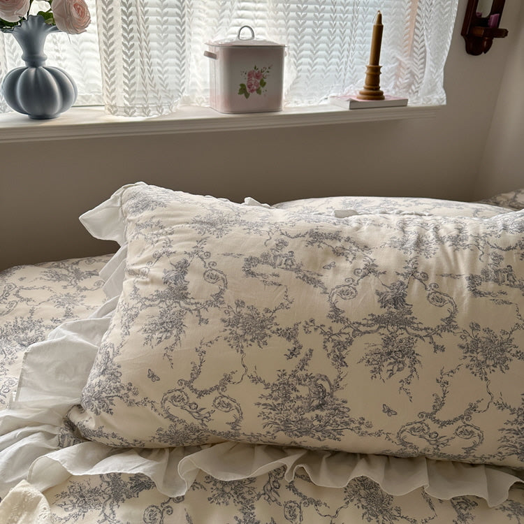 Victorian Elegance Floral Bedding Set