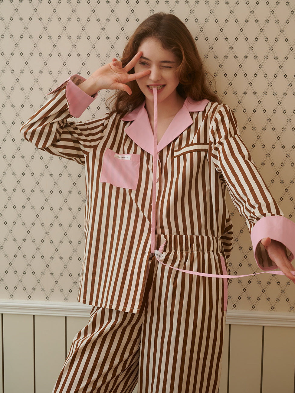 Sweet Stripes Cotton Pajama Loungewear