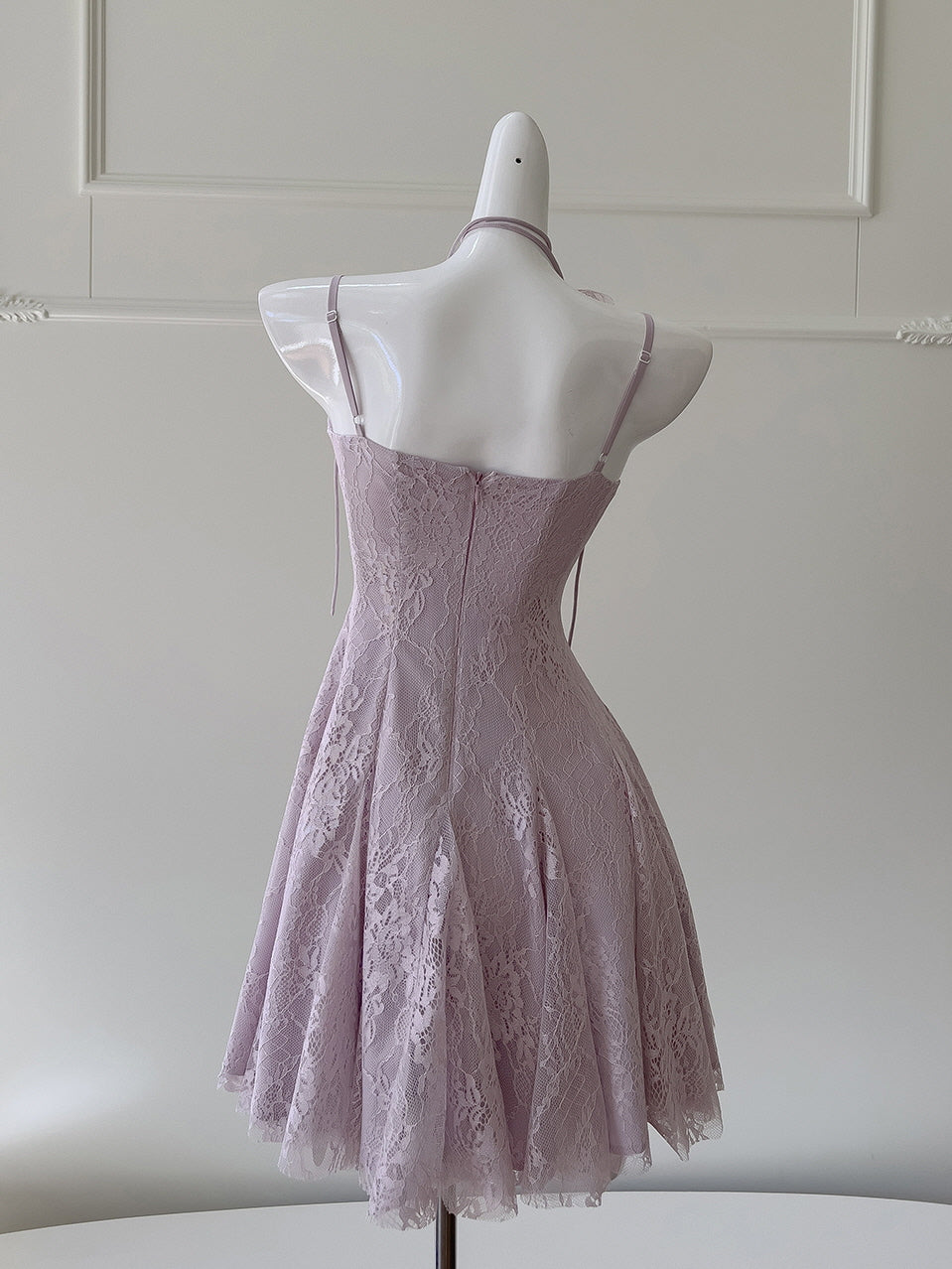 Soft Pink Coquette Charm Lace Dress