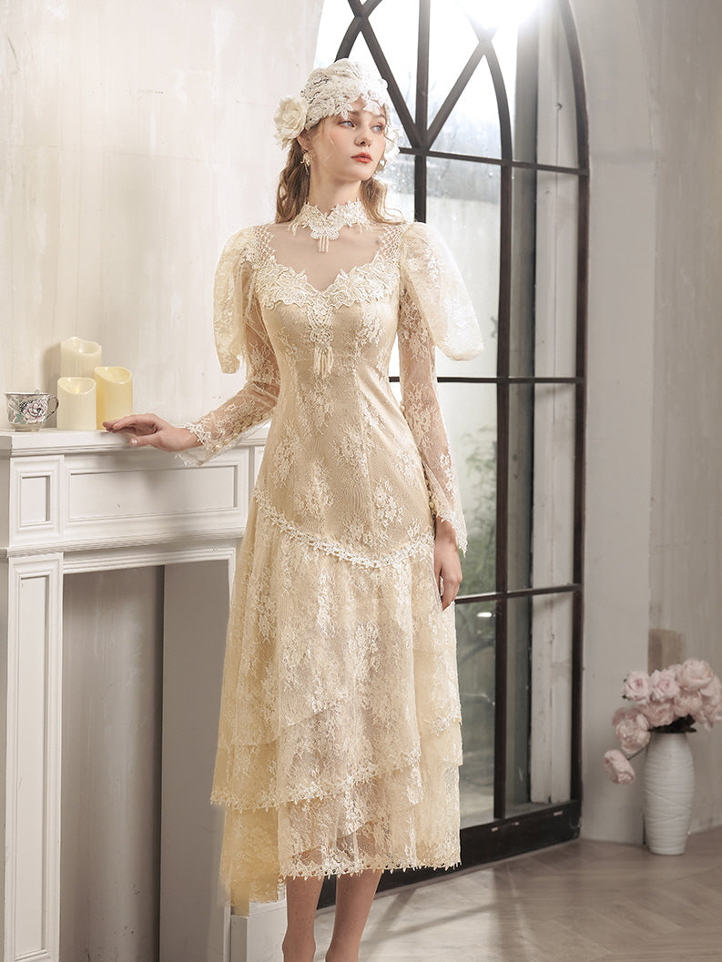 Timeless Elegance Layered Lace Dress