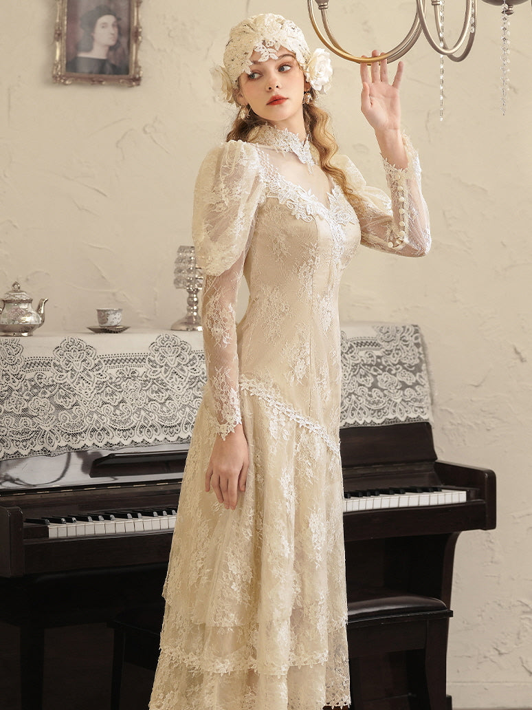 Timeless Elegance Layered Lace Dress