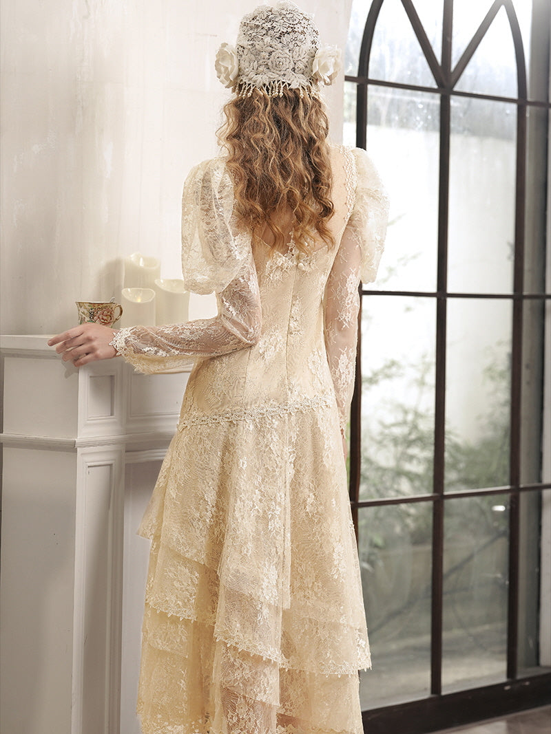 Timeless Elegance Layered Lace Dress