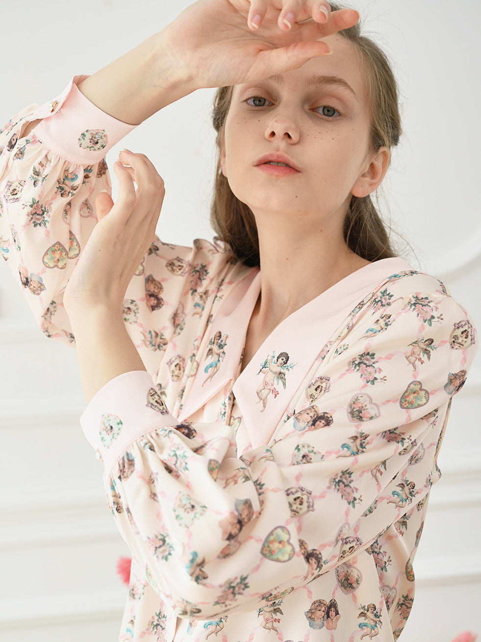 Cherub Dreams Silk Pajama