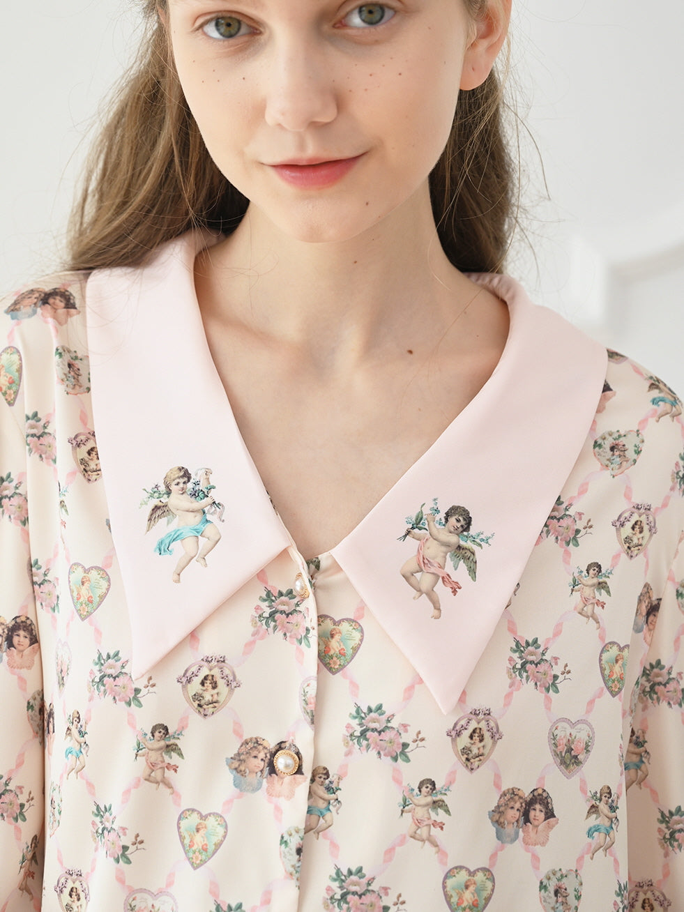 Cherub Dreams Silk Pajama