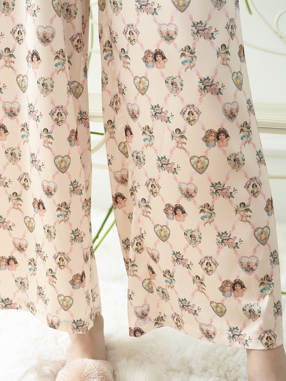 Cherub Dreams Silk Pajama