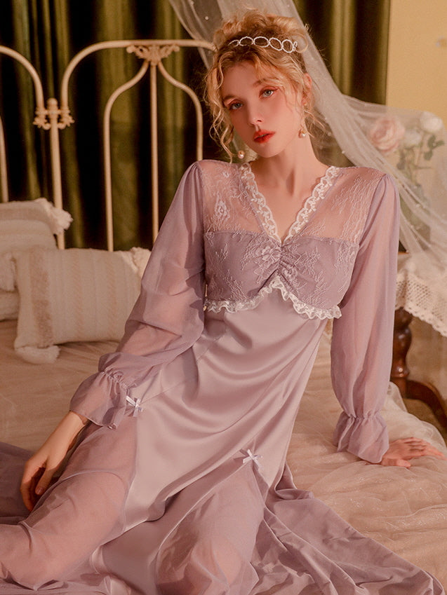 Elara's Princess Fairy Lace Nightgown