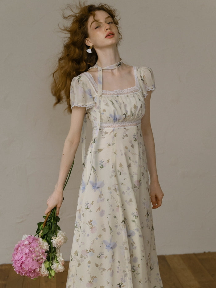 Yellow Lily Blossom Gown
