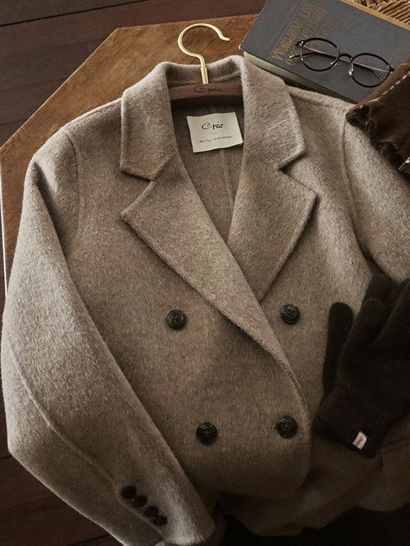 Timeless Wool Double-Breasted Coat