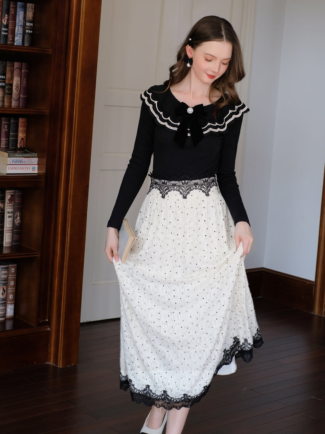 Fairy Velvet Polka Dot Skirt