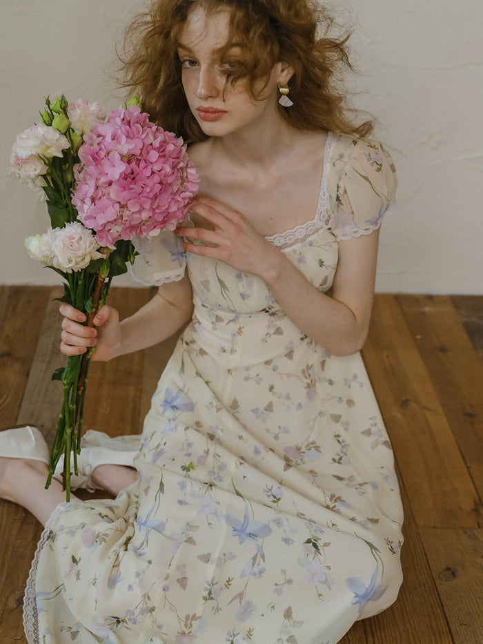 Ivory Noir Bloom Dress main image 0
