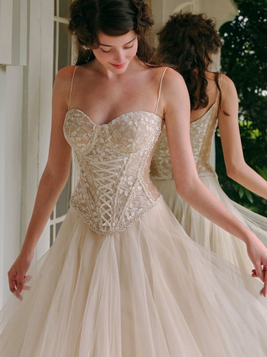 Eleanor's Timeless Lace Corset