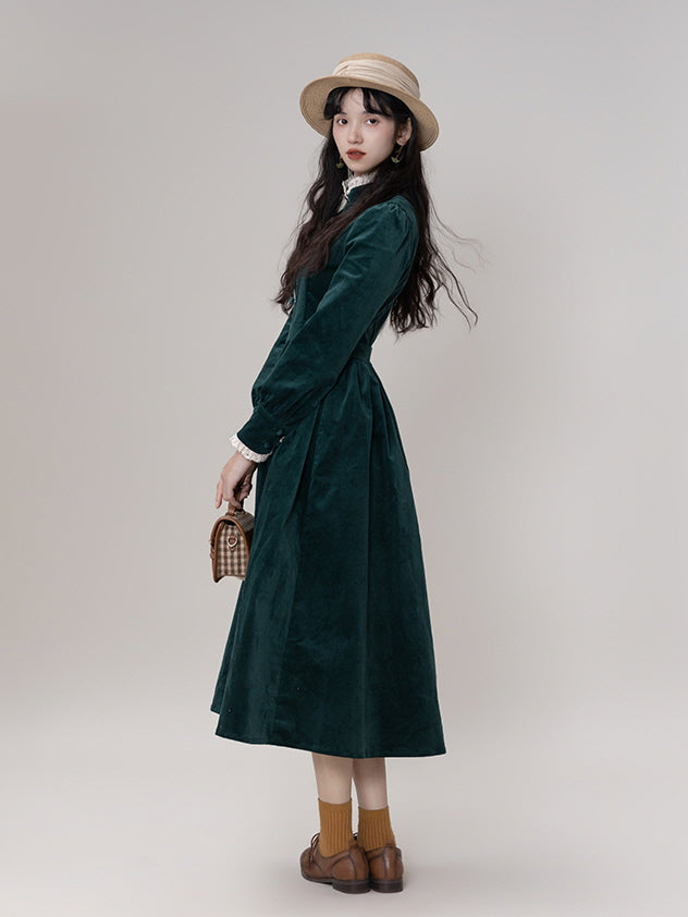 green velvet dress vintage My Green Velvet Christmas Dress
