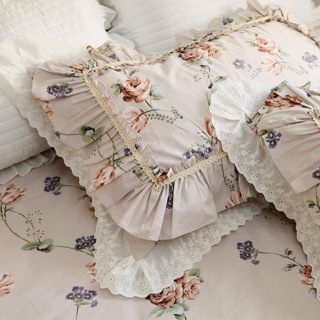 Retro Pastoral Princess Rose Bedding Set