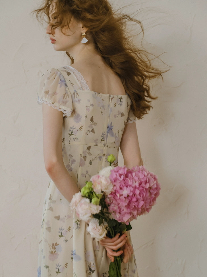 Lily's Ivory Blossom Summer Dress