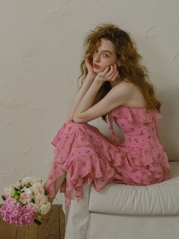 Lily's Romantic Blossom Dress