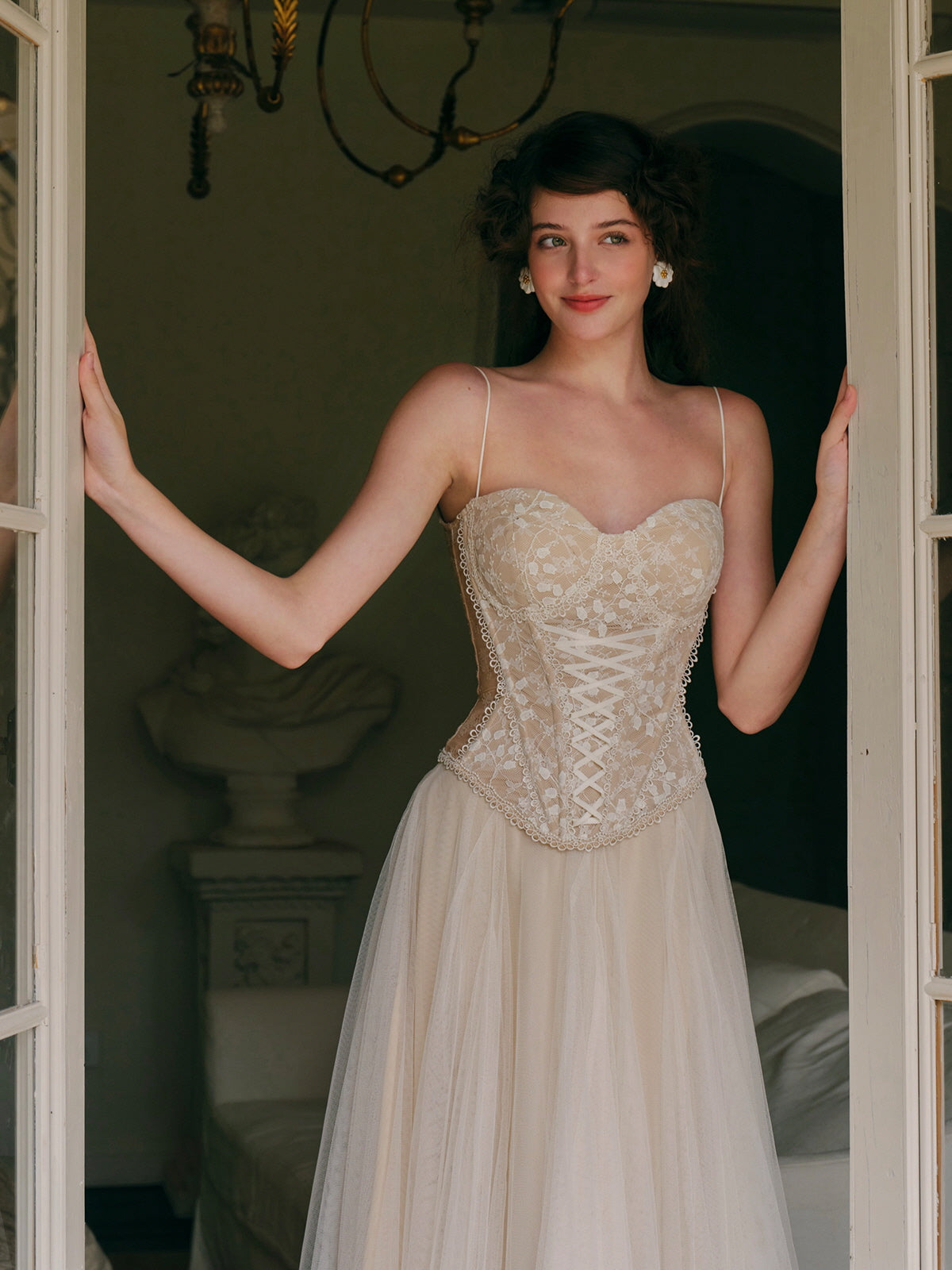 Eleanor's Timeless Lace Corset