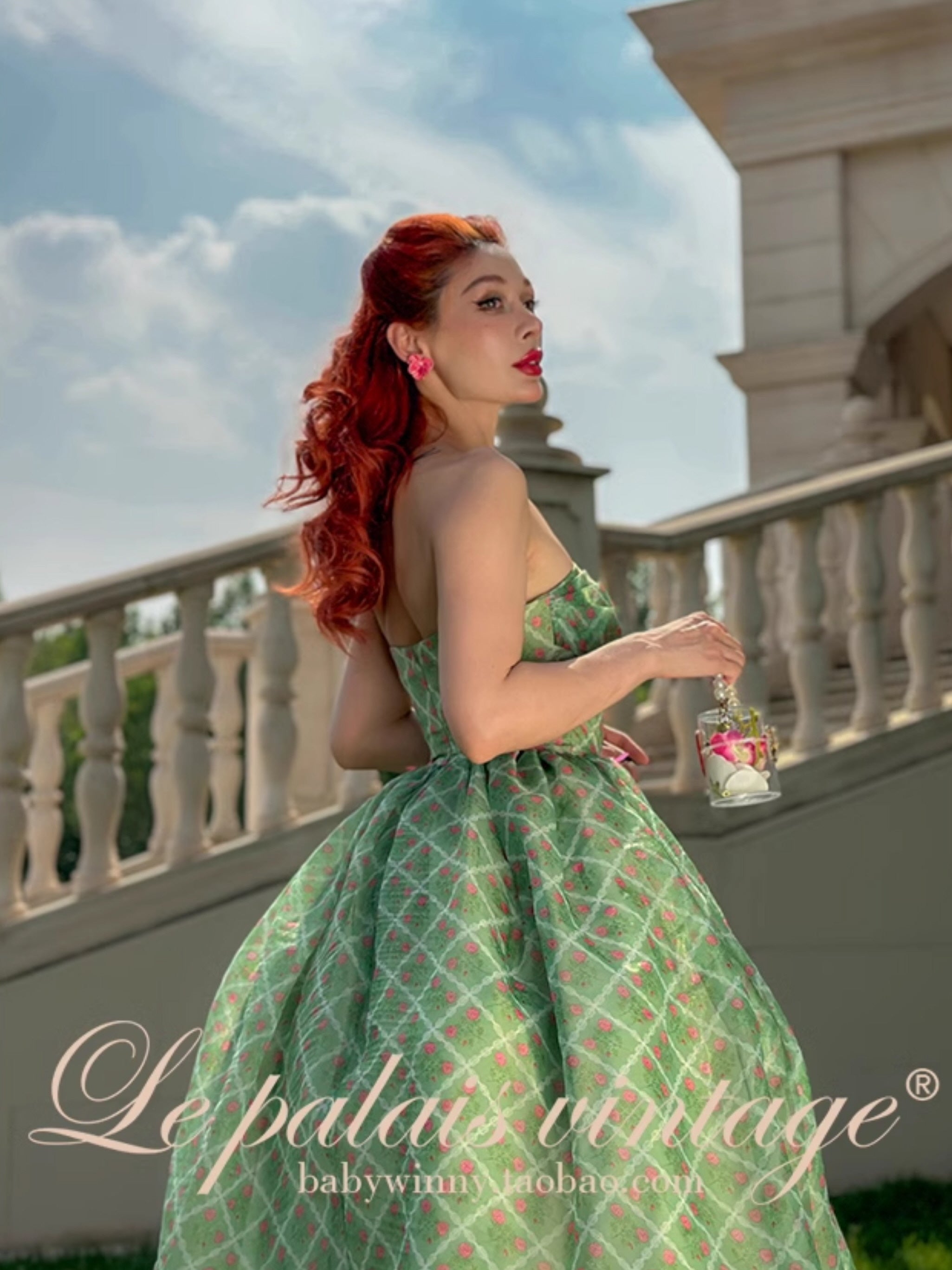 Clara's Vintage Rose Dress