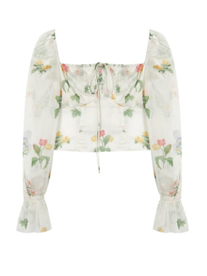 Ivy's Cool Breeze Floral Blouse