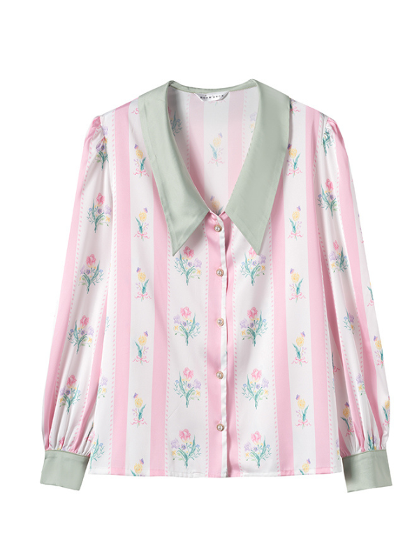 Floral Bliss Silk Pajama