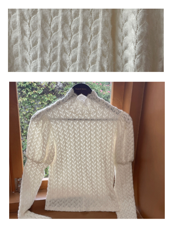 Vintage-Inspired Knit Sweater