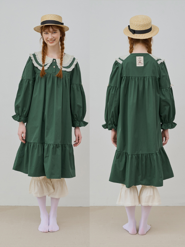 Anne's Green Vintage Roomwear