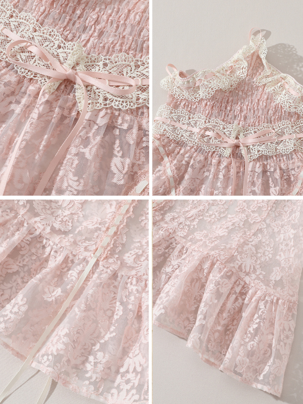 Ethereal Lace Princess Dress