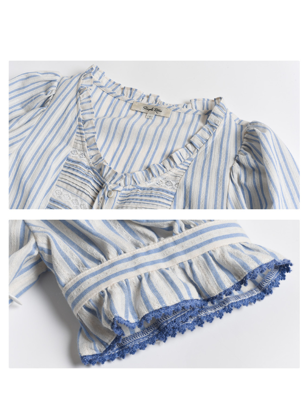 Amelia's Cottage Blue Stripe Dress