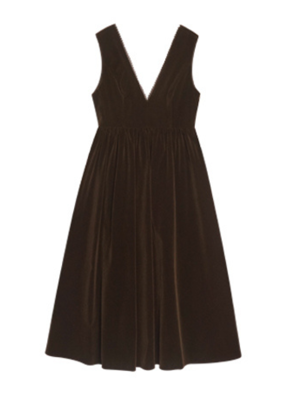 Velvet Elegance Sleeveless Dress