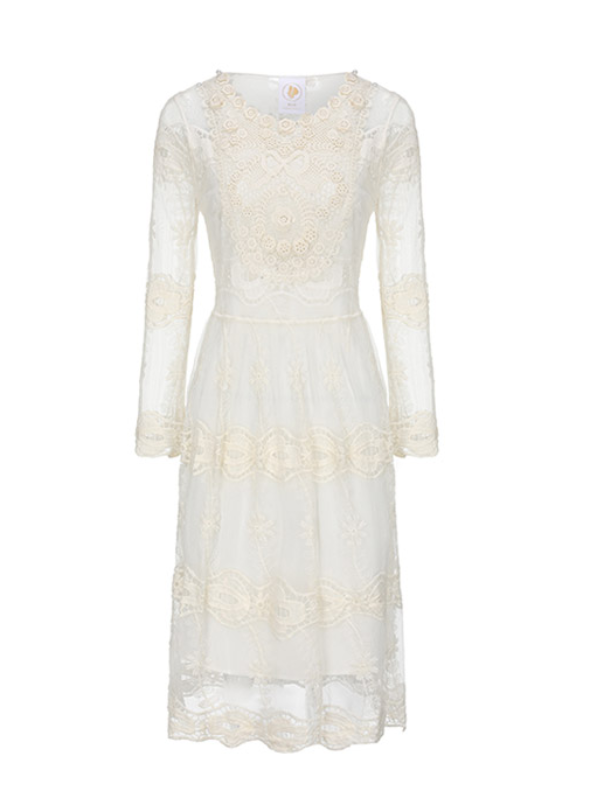 Ethereal Victorian Blossom Dress