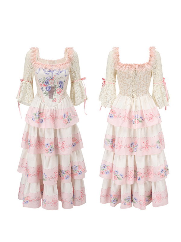 Princess Enchanted Garden Lace Dress