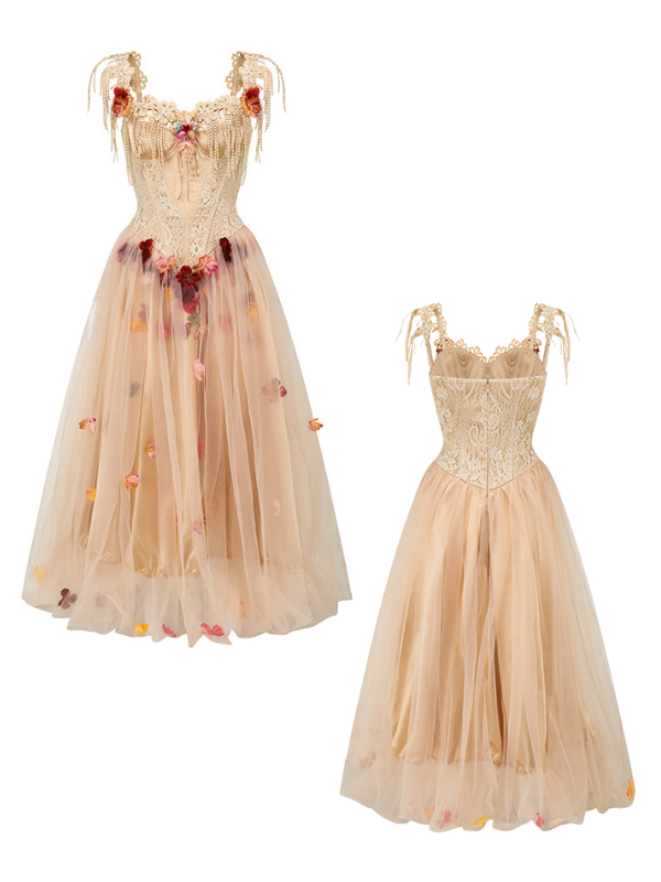 Romantic Bloom Fairy Corset Dress