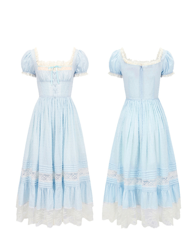 Azure Dream Lace Dress