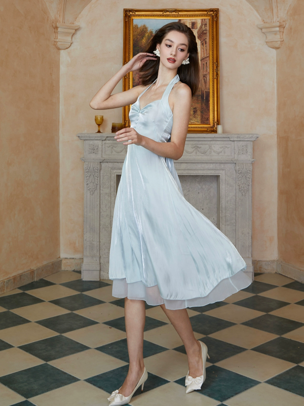 Celestial Silk Reverie Dress