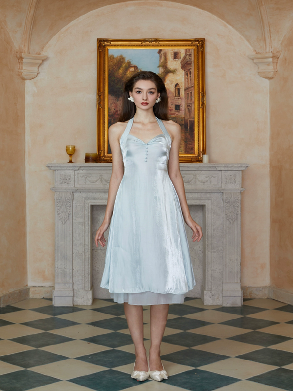 Celestial Silk Reverie Dress