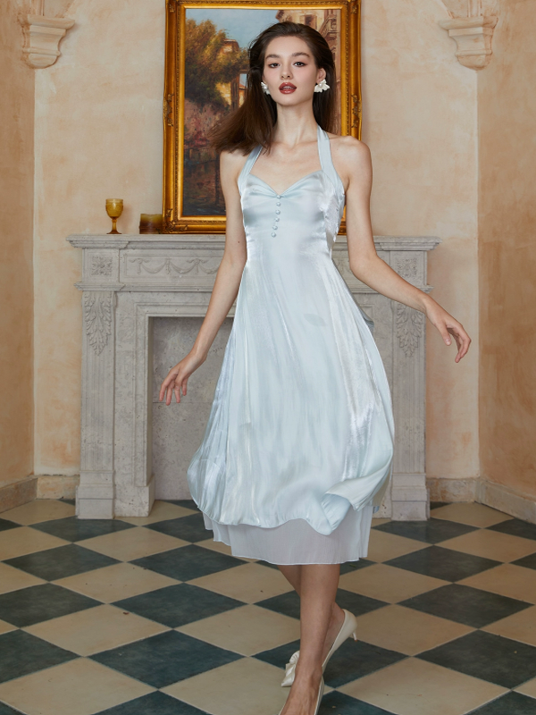 Celestial Silk Reverie Dress