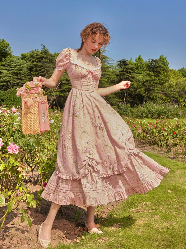 The Enchanted Walk in the Blossom Gown Dress