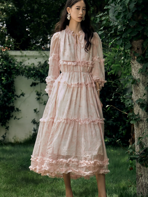 Mood of the Pink Blossom Dress