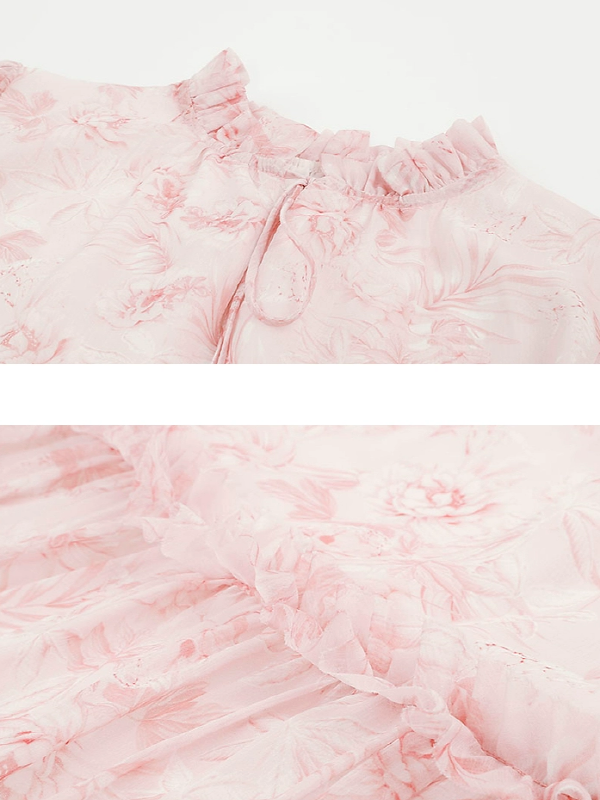 Mood of the Pink Blossom Dress