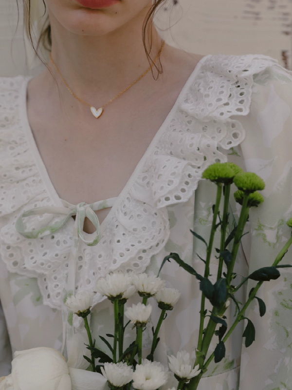 Silent Song of White Chamomile Dress