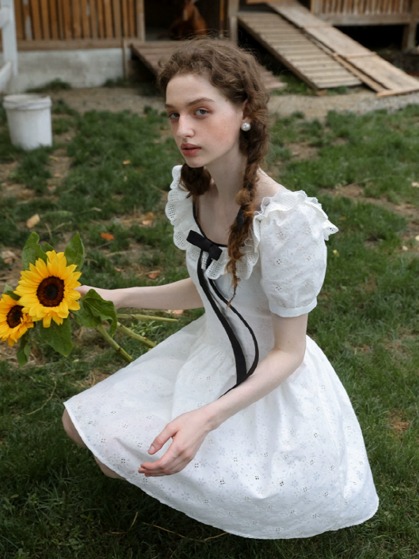 Blossom Girl in the Sunny Farm Dress