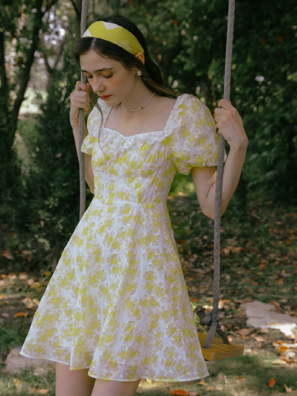 Golden Daisy's Serenade Dress