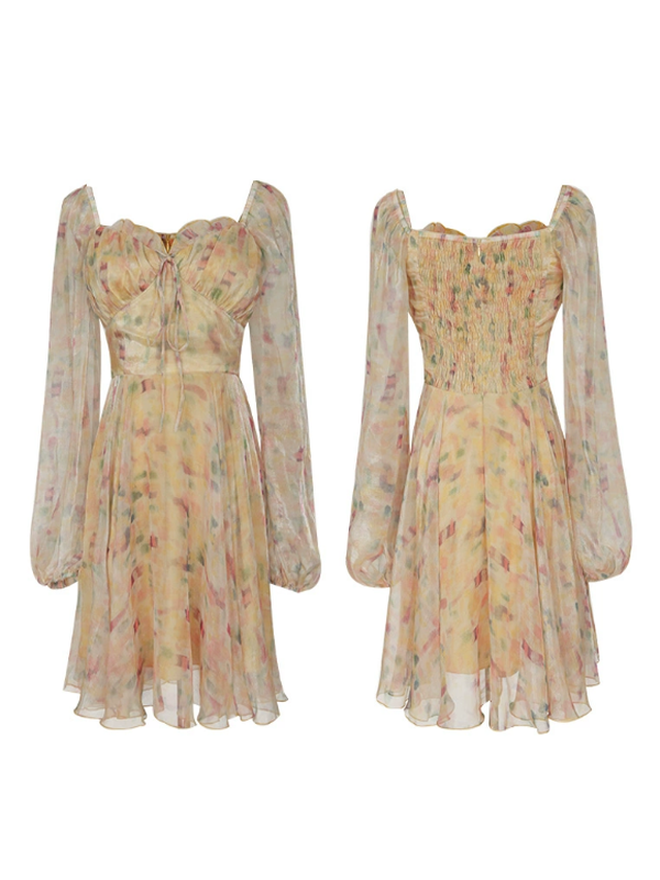 Sun-kissed Butterfly Waltz Dress