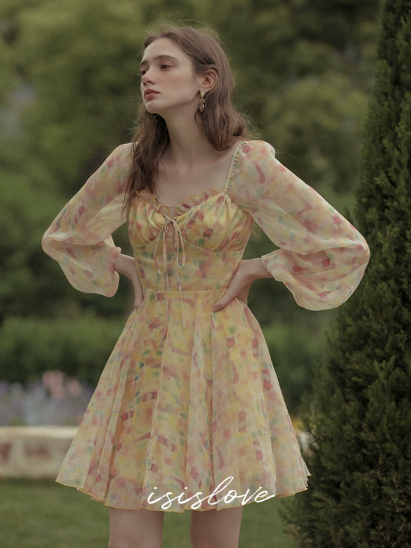 Sun-kissed Butterfly Waltz Dress