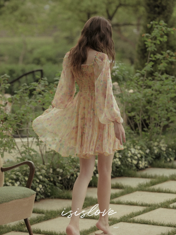 Sun-kissed Butterfly Waltz Dress