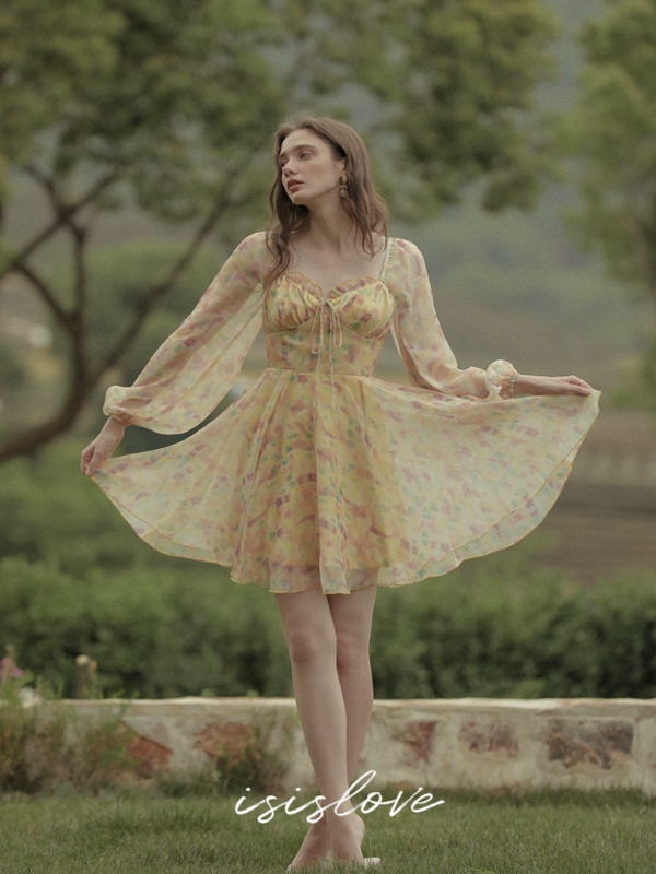 Sun-kissed Butterfly Waltz Dress