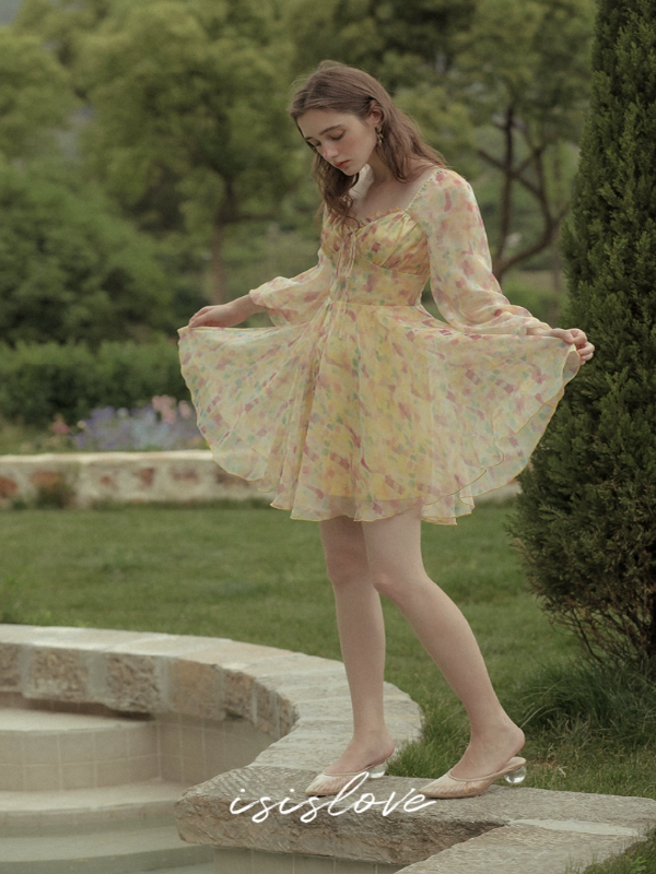 Sun-kissed Butterfly Waltz Dress