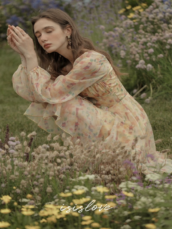 Sun-kissed Butterfly Waltz Dress