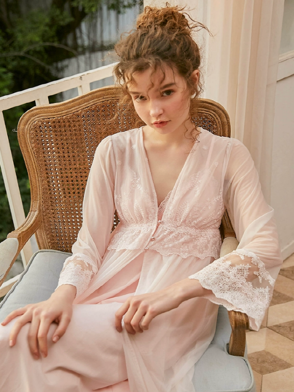 Dusk's Delicate Charm Nightgown