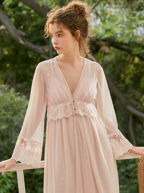 Dusk's Delicate Charm Nightgown